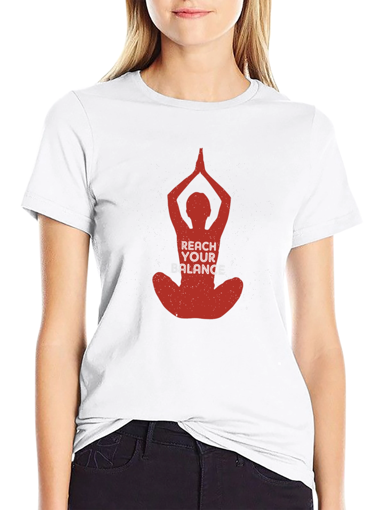 Reach Your Balance Yoga Tee