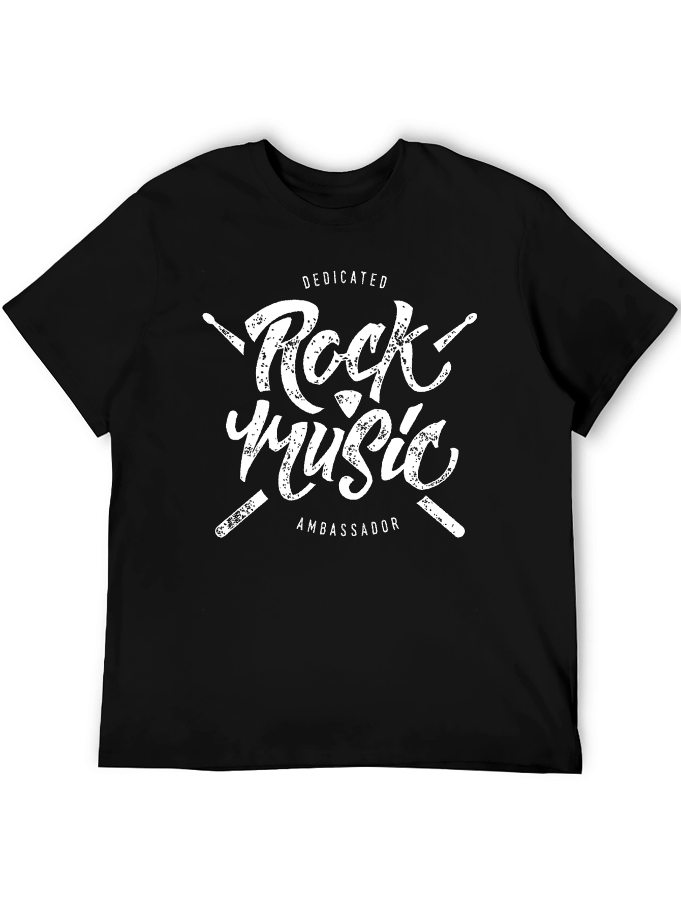 Rock Music Dedicated Ambassador Graphic T-Shirt
