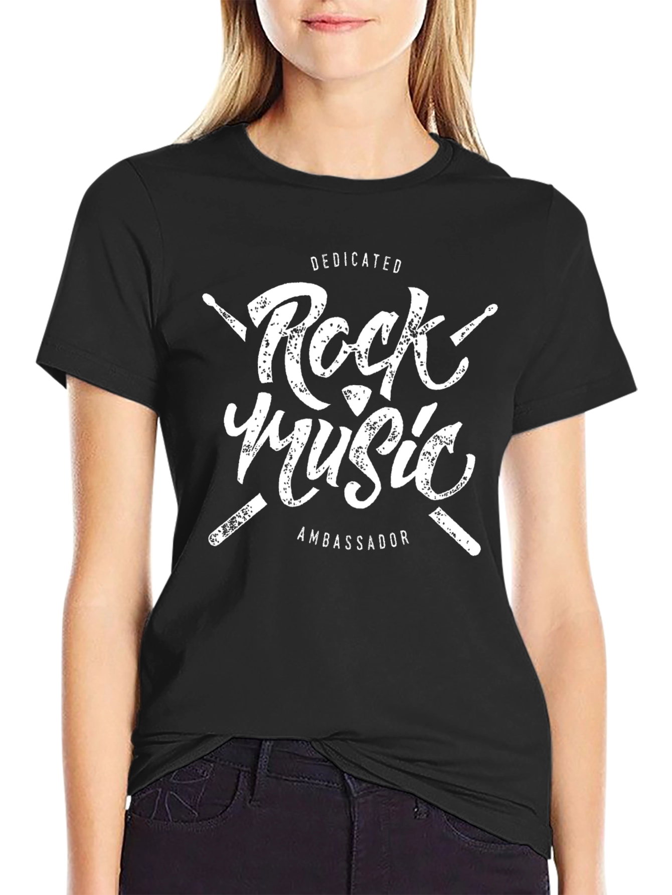 Rock Music Dedicated Ambassador Graphic T-Shirt
