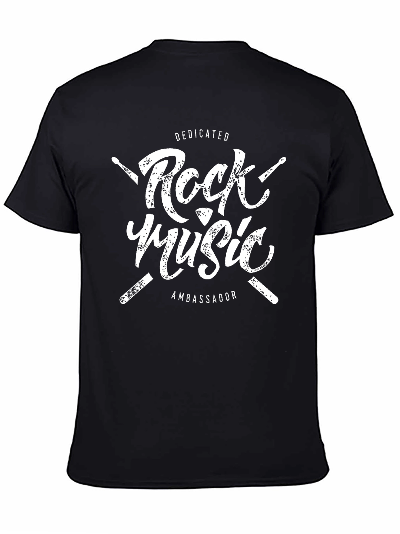Rock Music Dedicated Ambassador Graphic T-Shirt