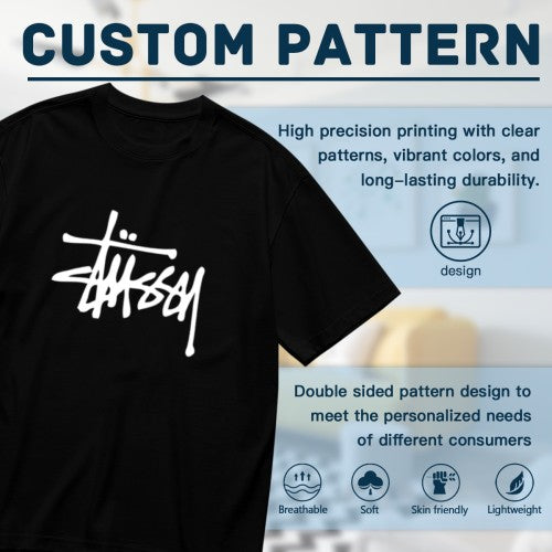 Stussy Iconic Script Tee | 100% Cotton Streetwear Staple