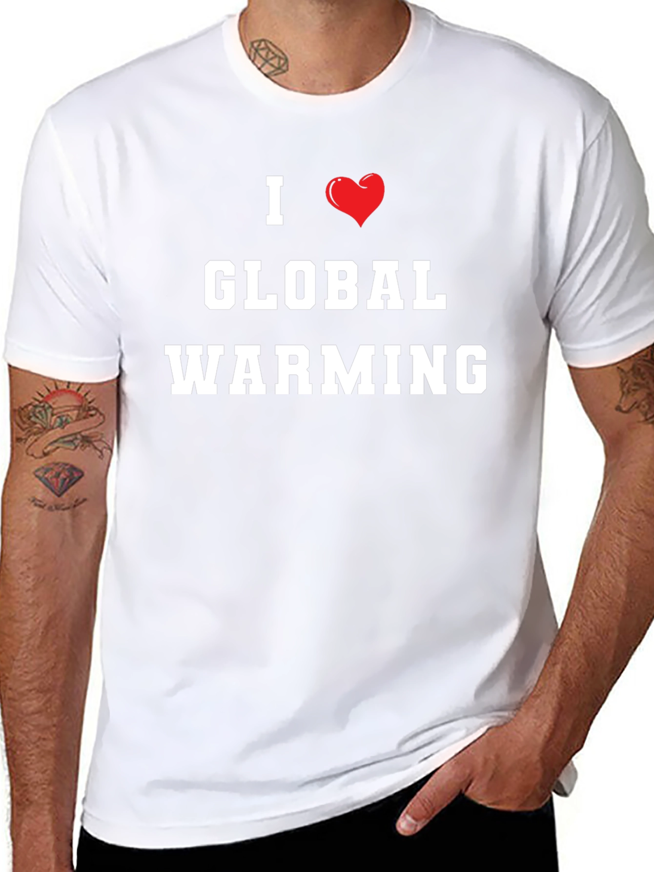 I Heart Global Warming Graphic Tee