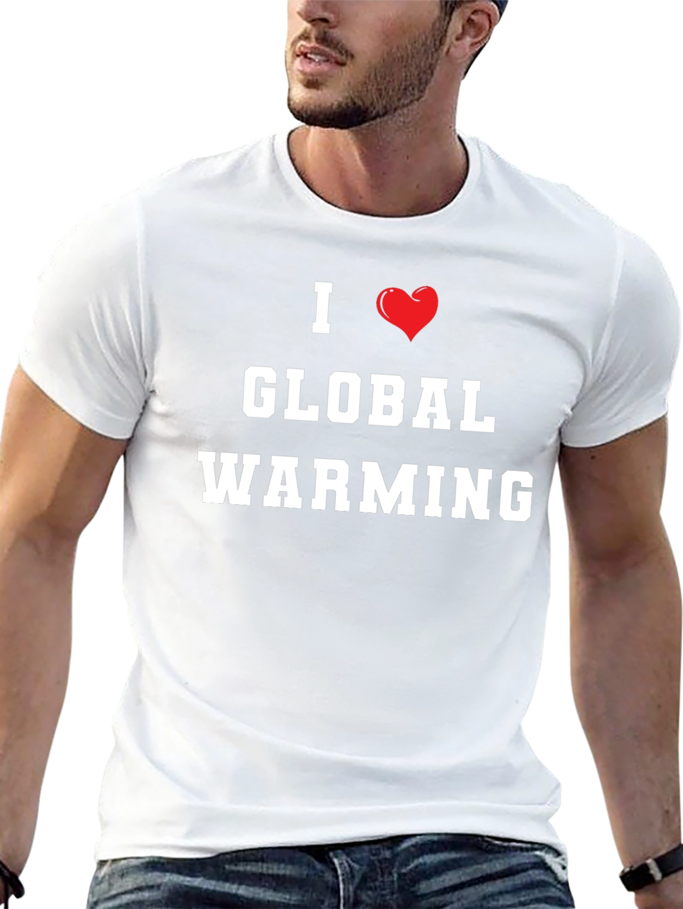 I Heart Global Warming Graphic Tee