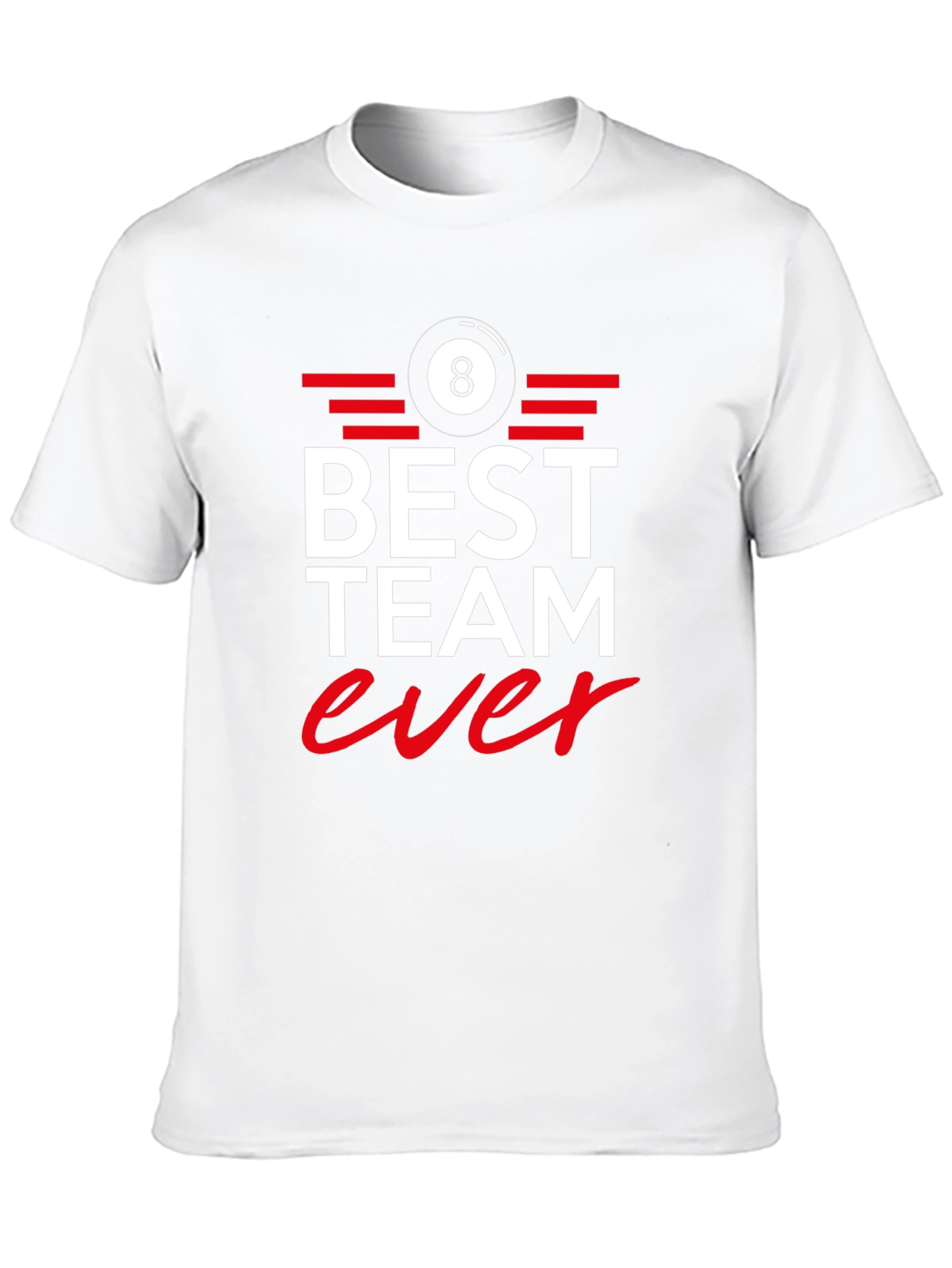 Best Team Ever 8 Ball Graphic Tee