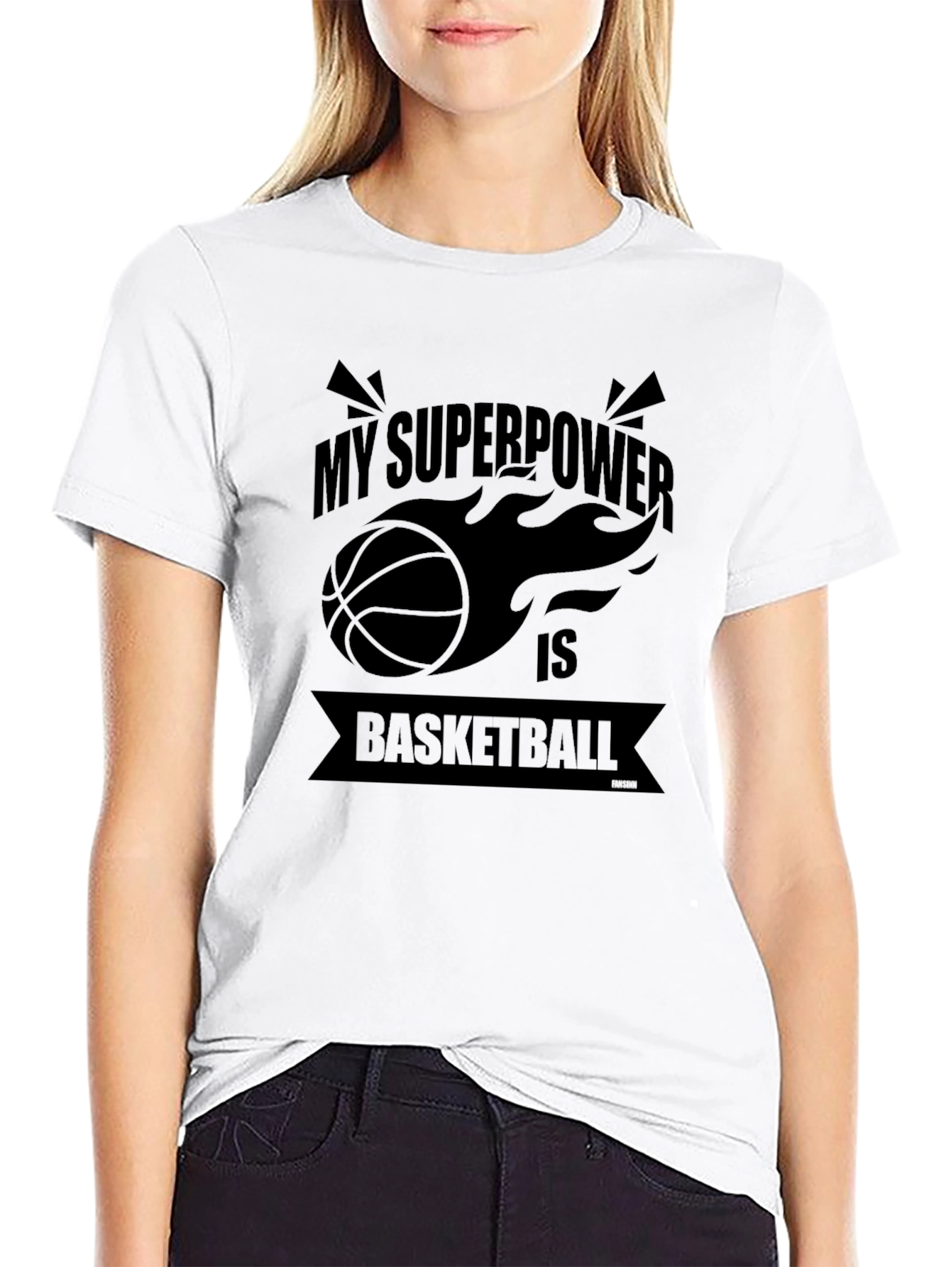 Basketball Superpower Graphic Tee