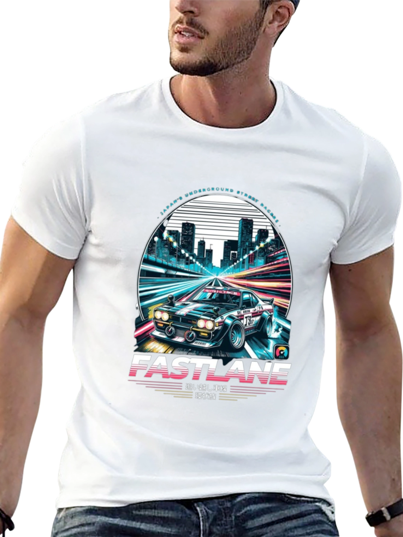 Fastlane Street Racer Graphic Tee