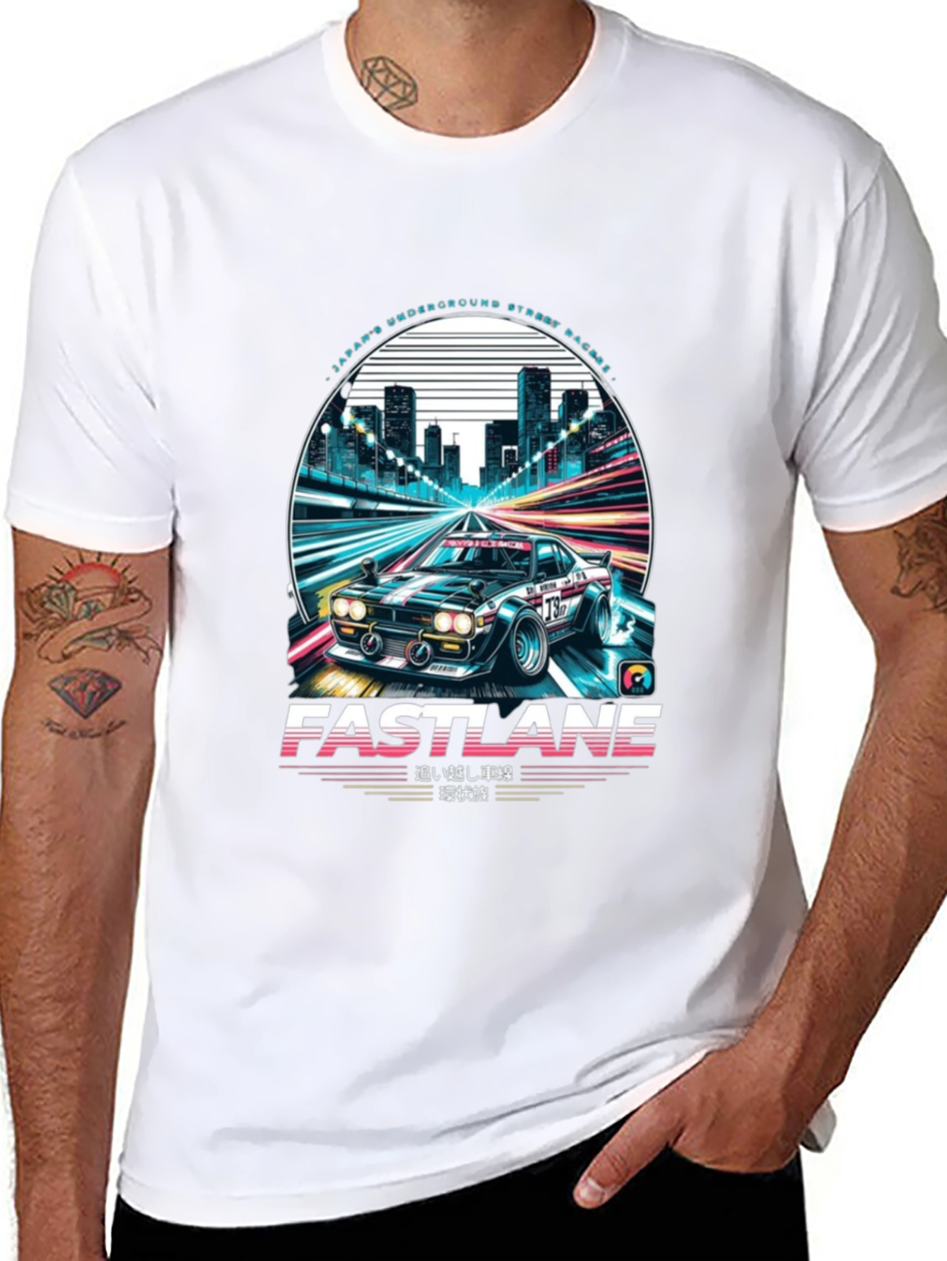 Fastlane Street Racer Graphic Tee