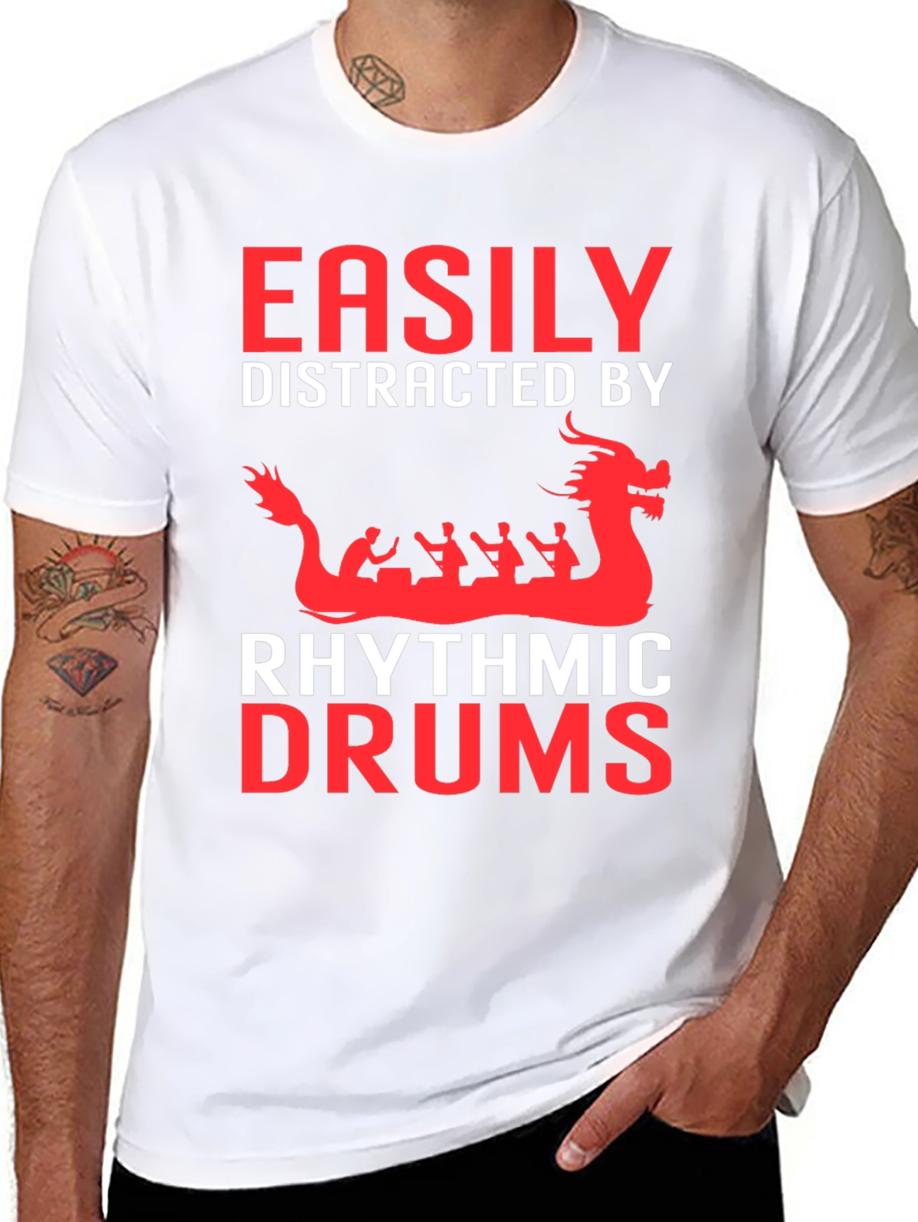 Easily Distracted By Rhythmic Drums T-Shirt
