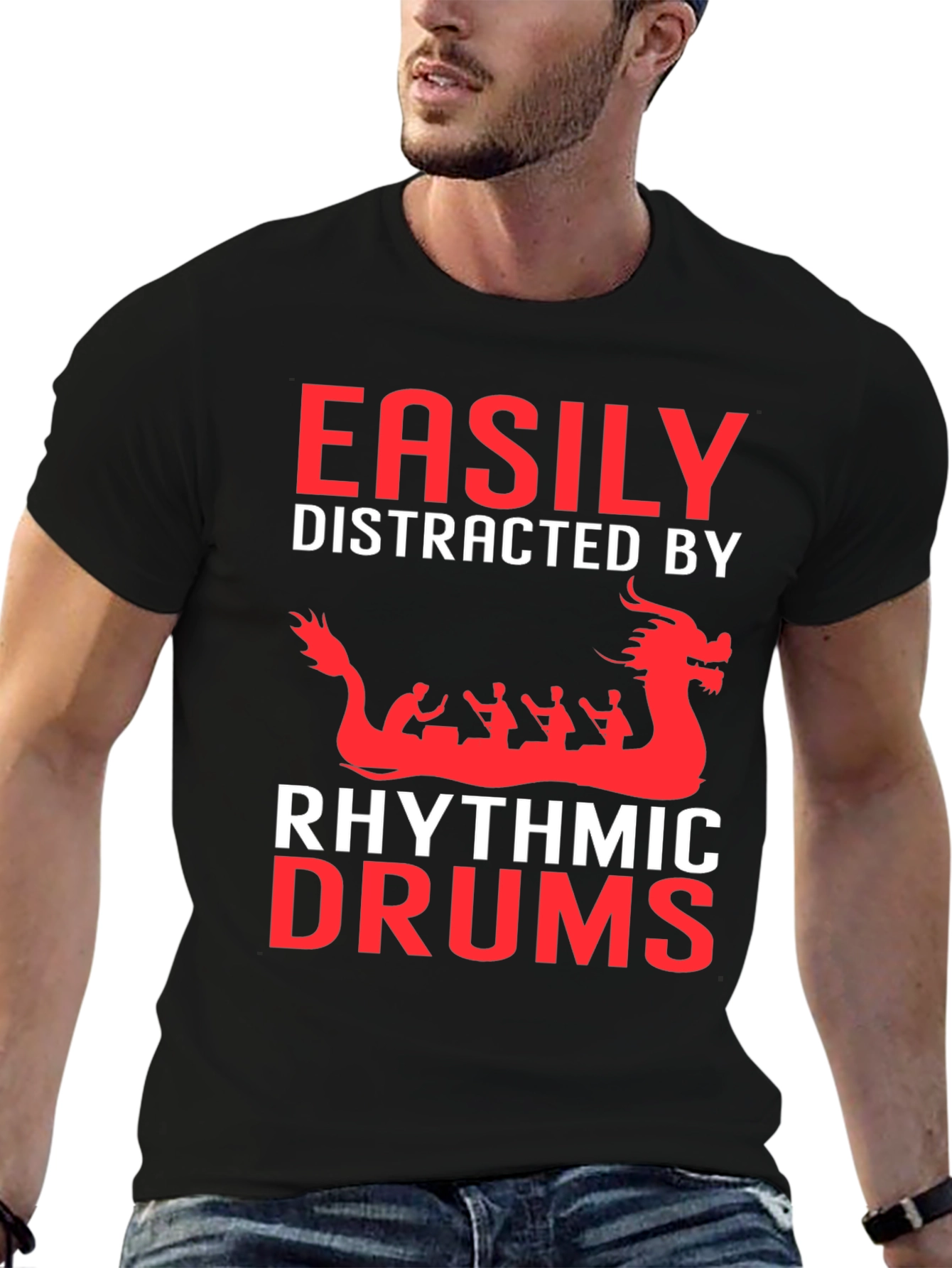 Easily Distracted By Rhythmic Drums T-Shirt