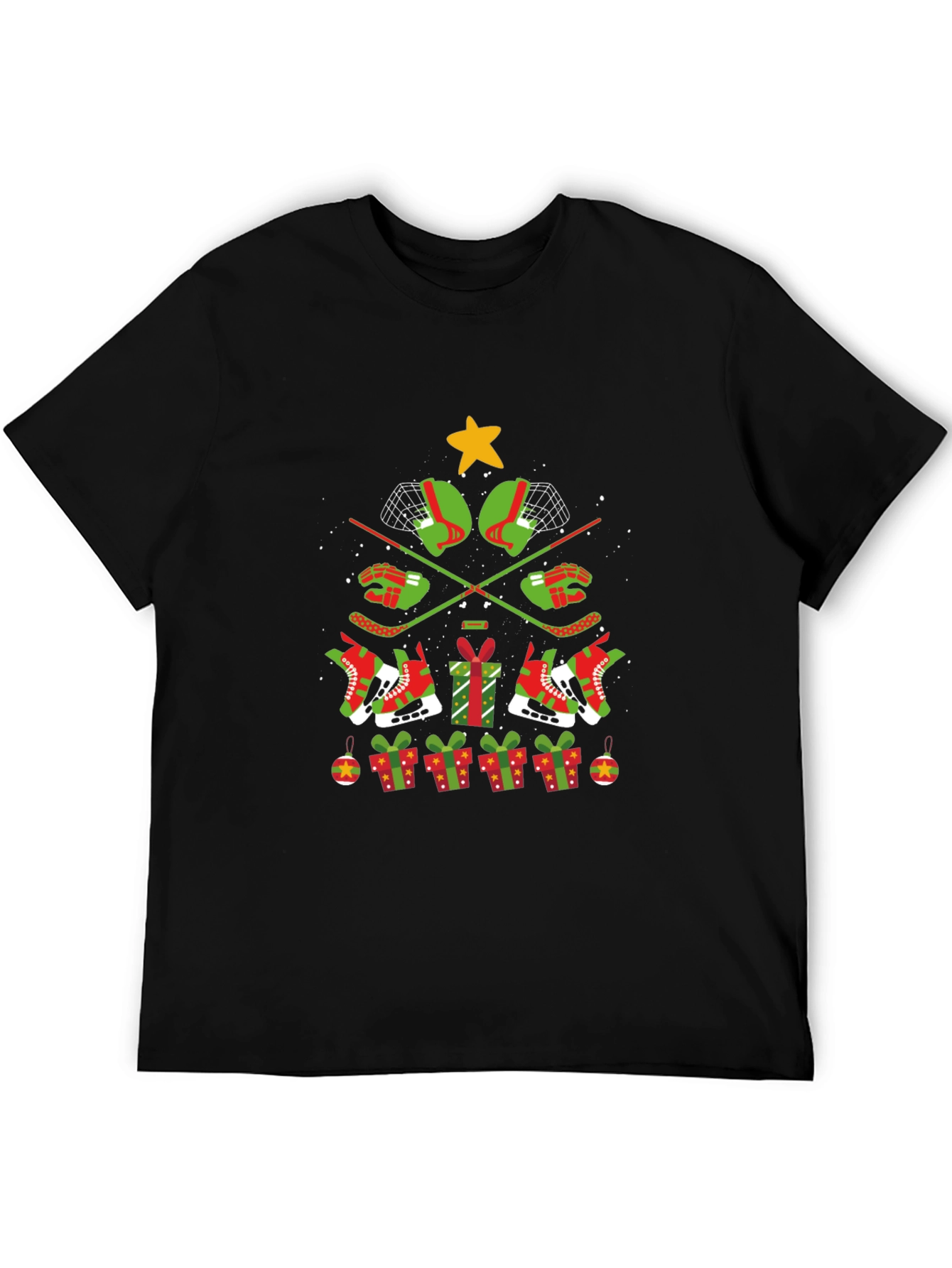 Festive Hockey Christmas T-Shirt