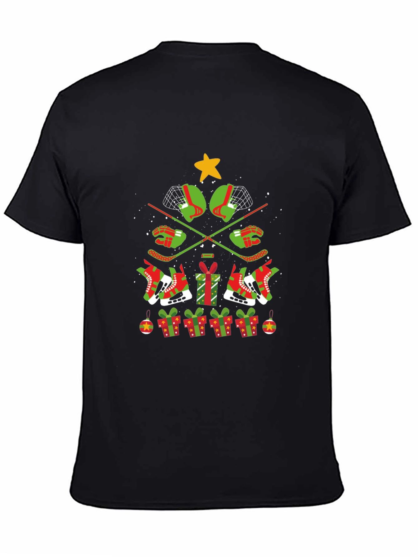 Festive Hockey Christmas T-Shirt