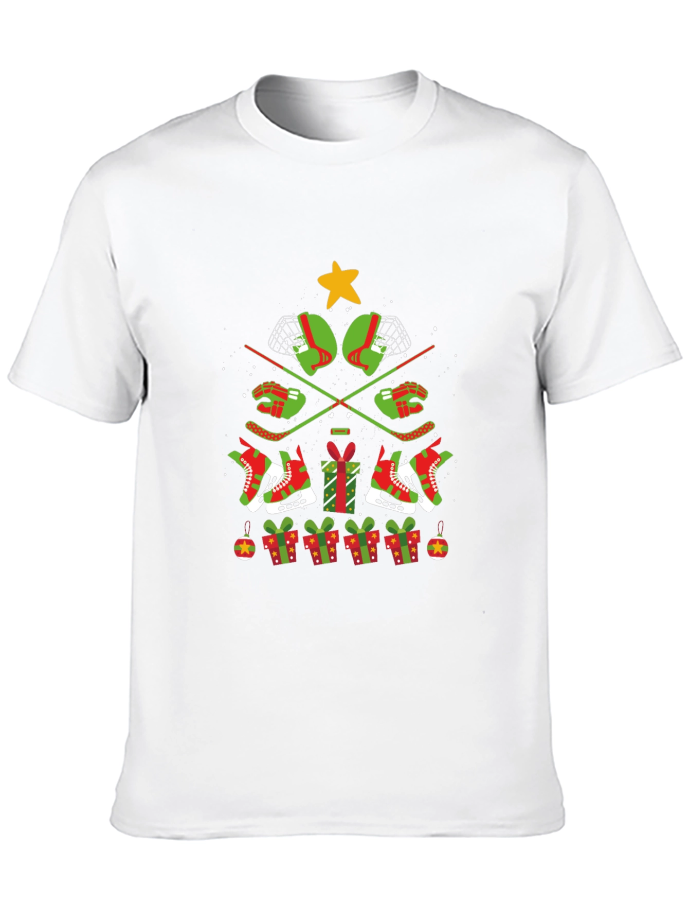 Festive Hockey Christmas T-Shirt