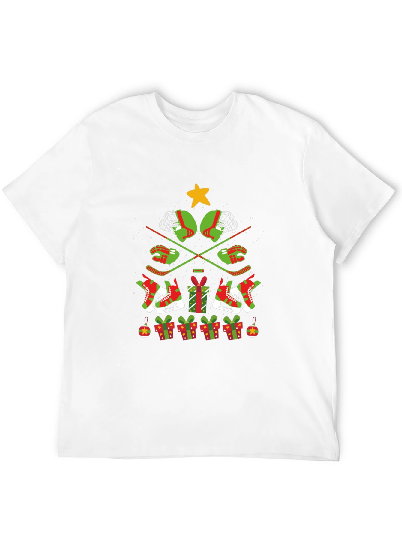 Festive Hockey Christmas T-Shirt