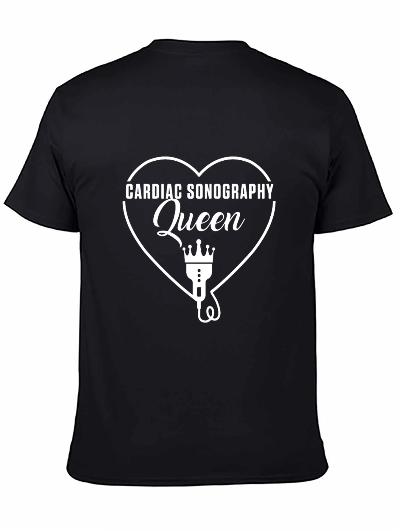 Cardiac Sonography Queen Graphic Tee