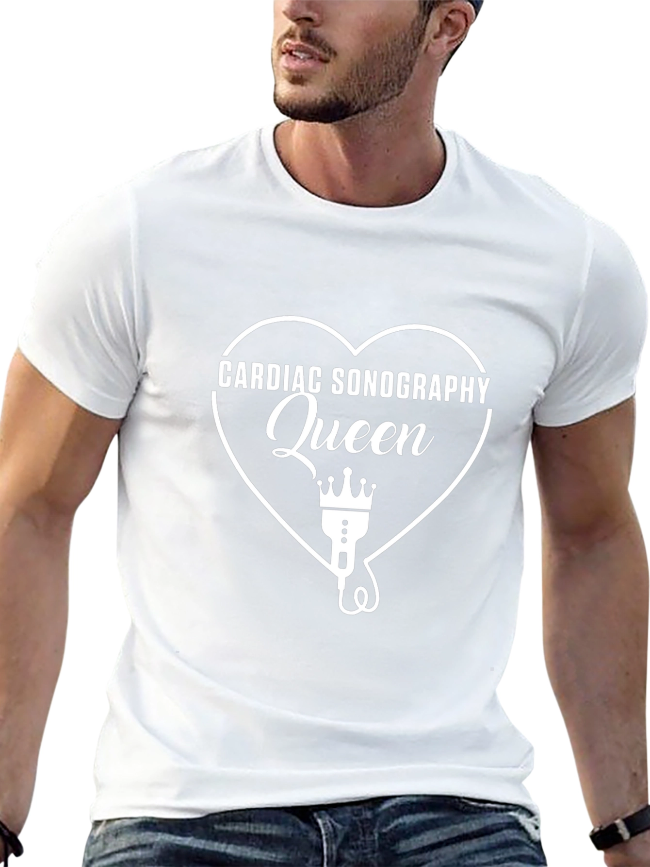 Cardiac Sonography Queen Graphic Tee