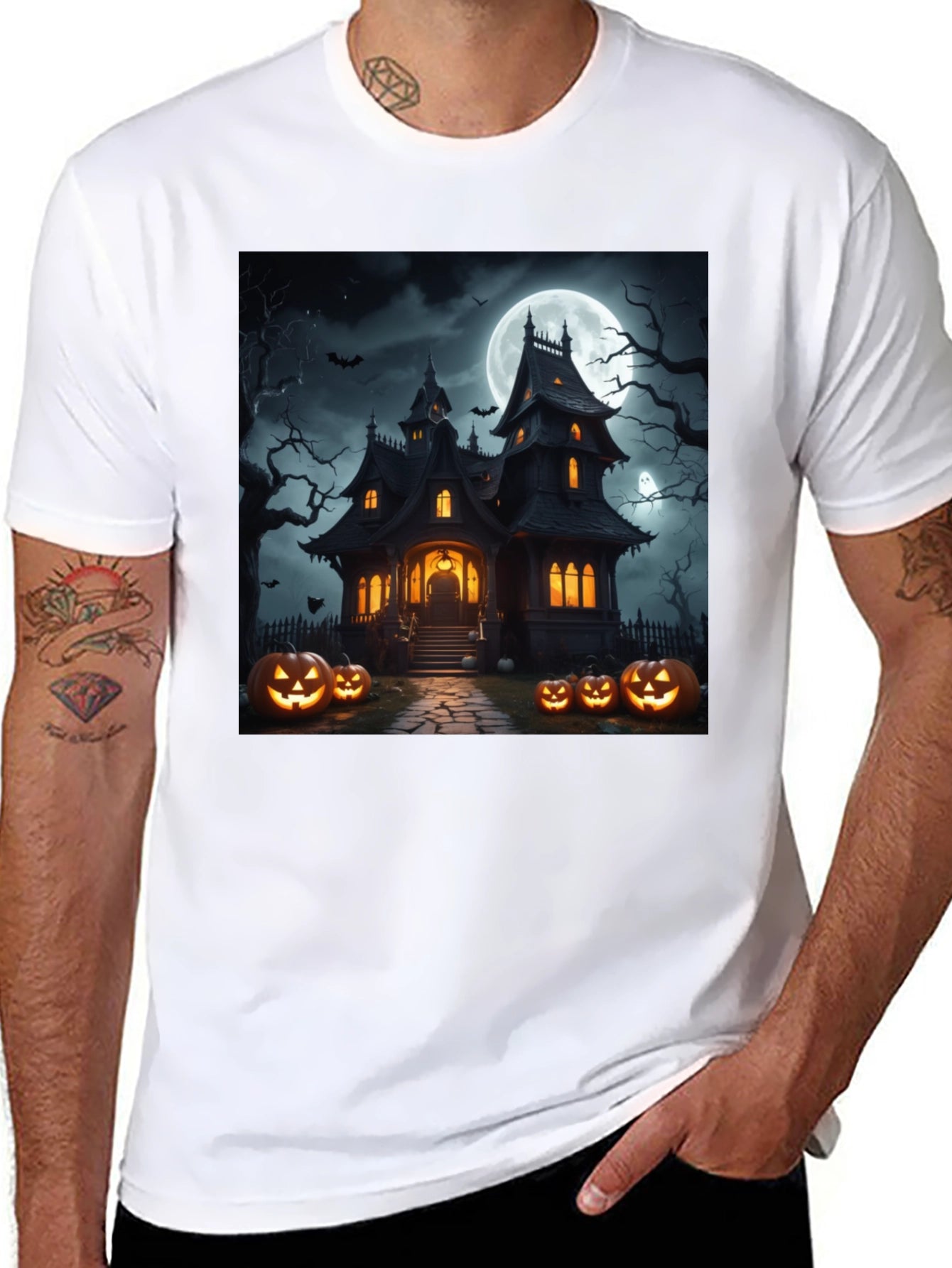 Halloween Haunted House T-Shirt