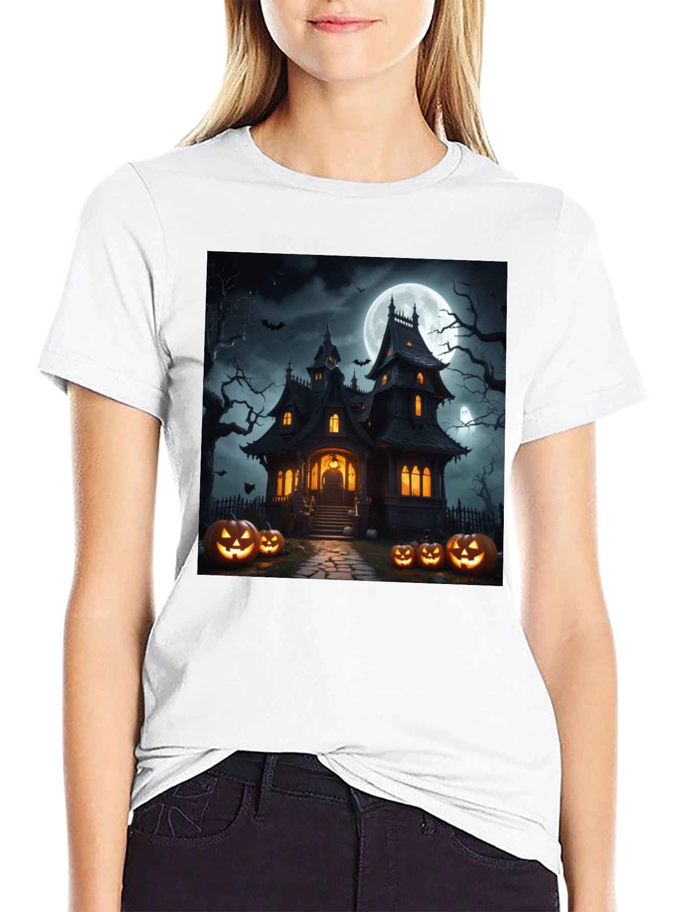 Halloween Haunted House T-Shirt