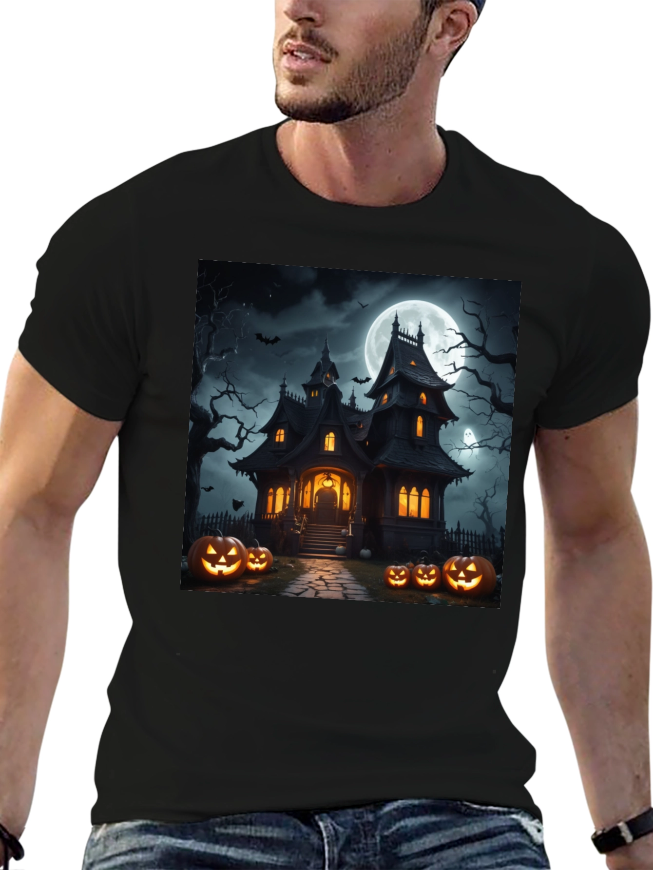 Halloween Haunted House T-Shirt