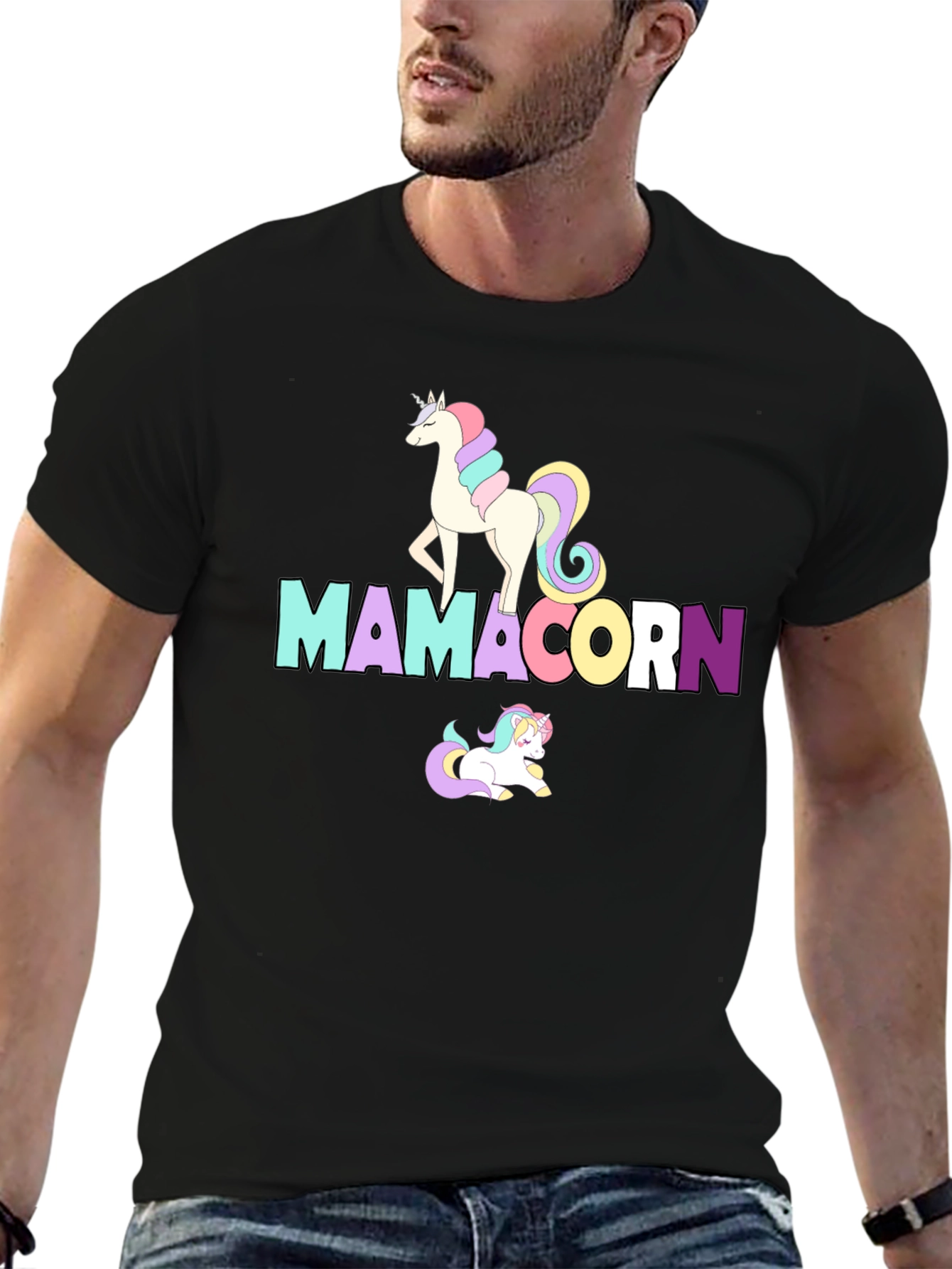 Mamacorn Unicorn Graphic Tee