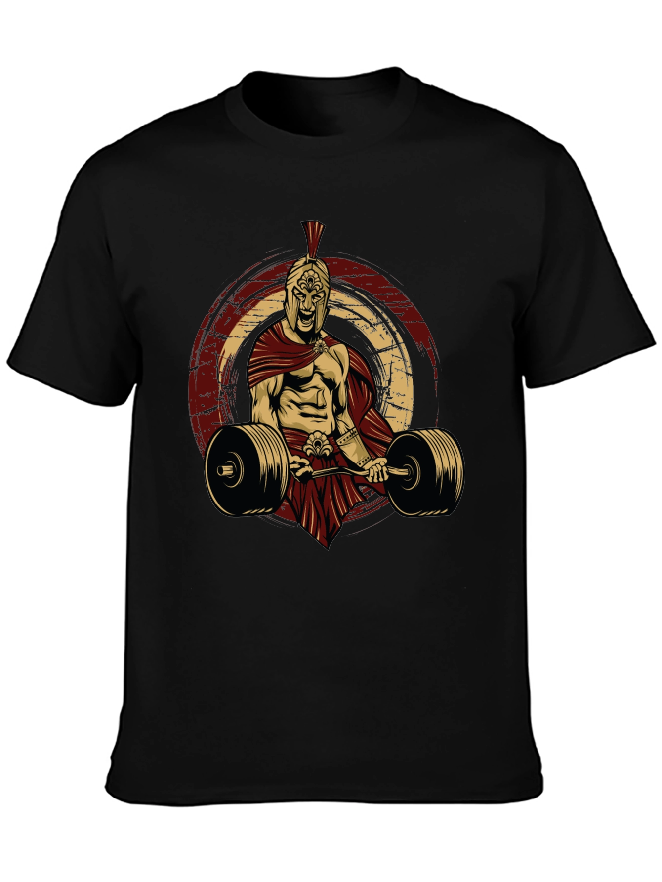 Spartan Warrior Gym T-Shirt - Black