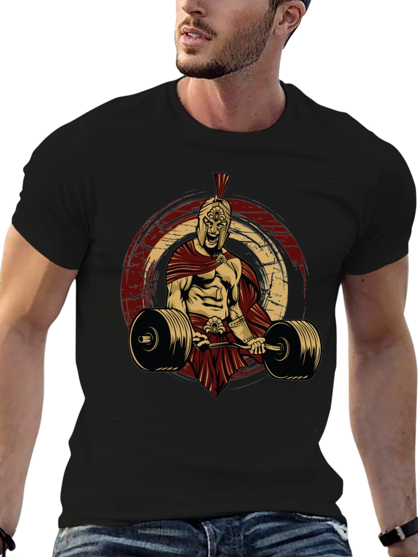 Spartan Warrior Gym T-Shirt - Black
