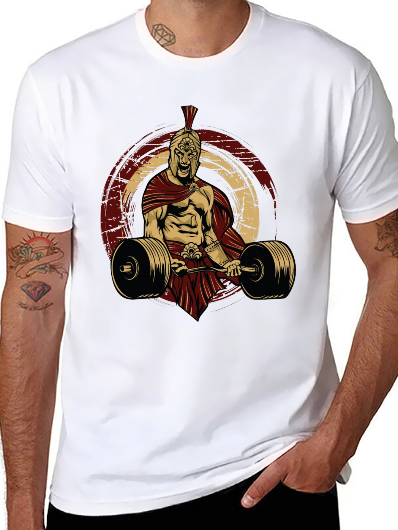 Spartan Warrior Gym T-Shirt - Black
