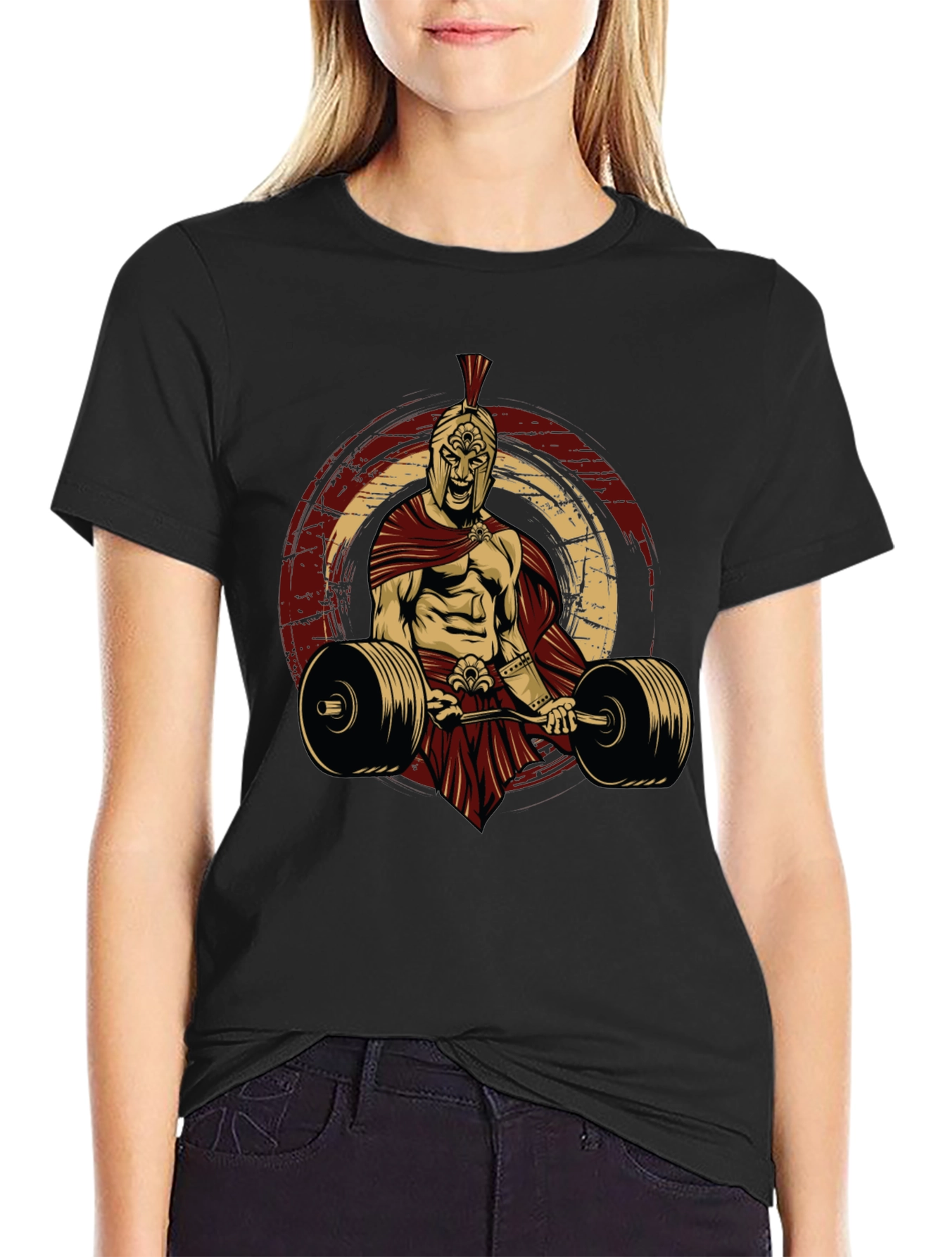 Spartan Warrior Gym T-Shirt - Black