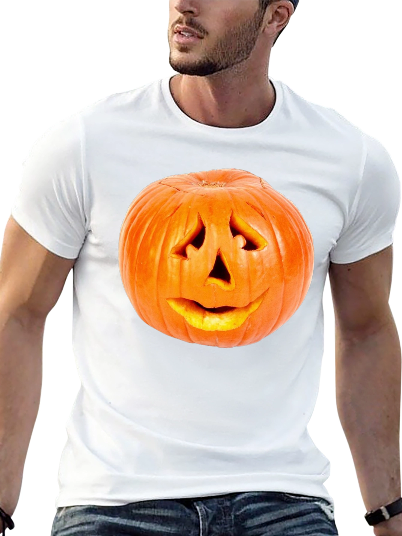 Halloween Pumpkin Face T-Shirt