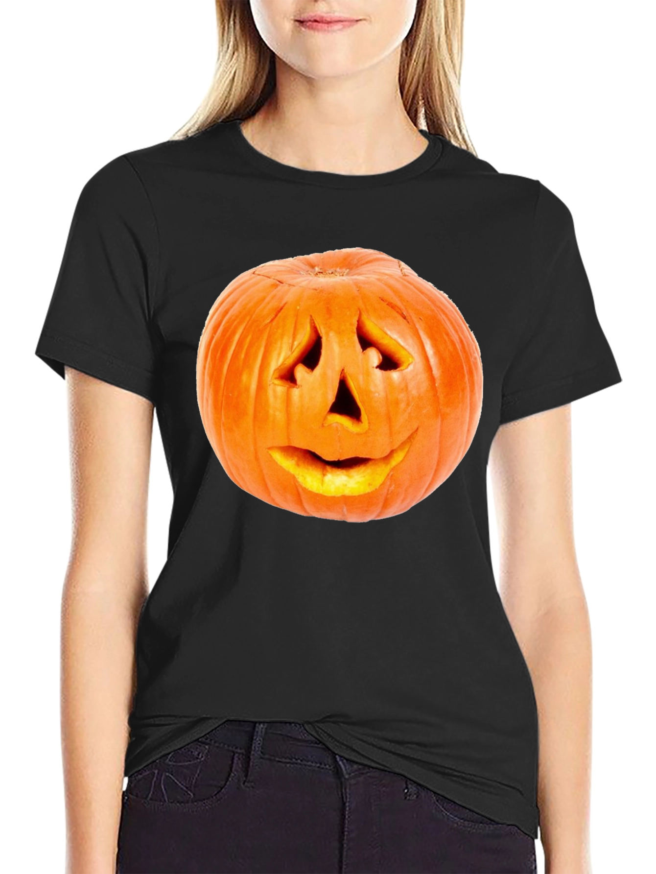 Halloween Pumpkin Face T-Shirt