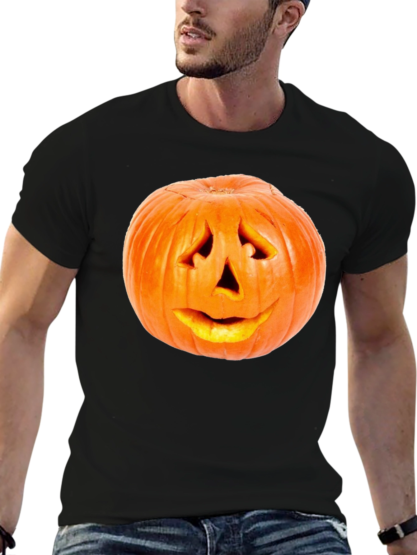Halloween Pumpkin Face T-Shirt