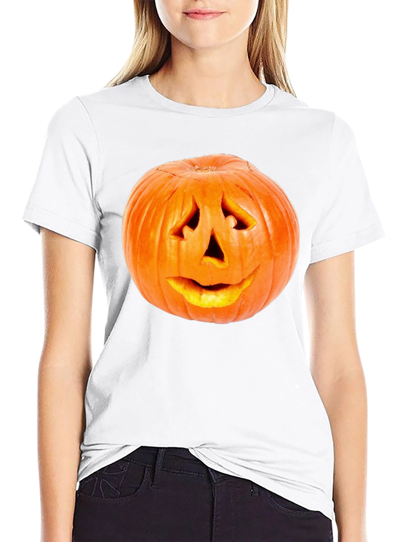 Halloween Pumpkin Face T-Shirt