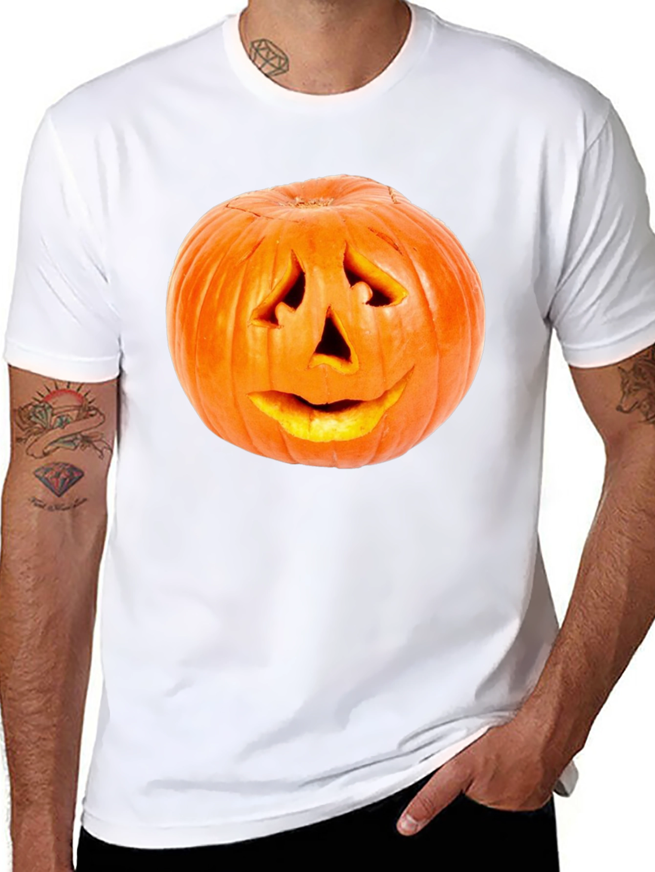 Halloween Pumpkin Face T-Shirt