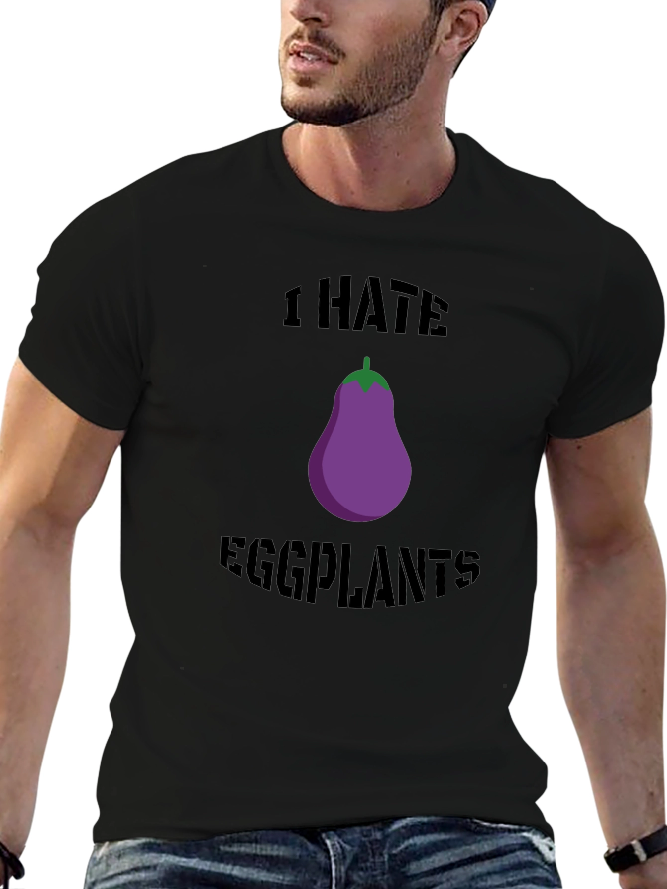I Hate Eggplants Graphic T-Shirt