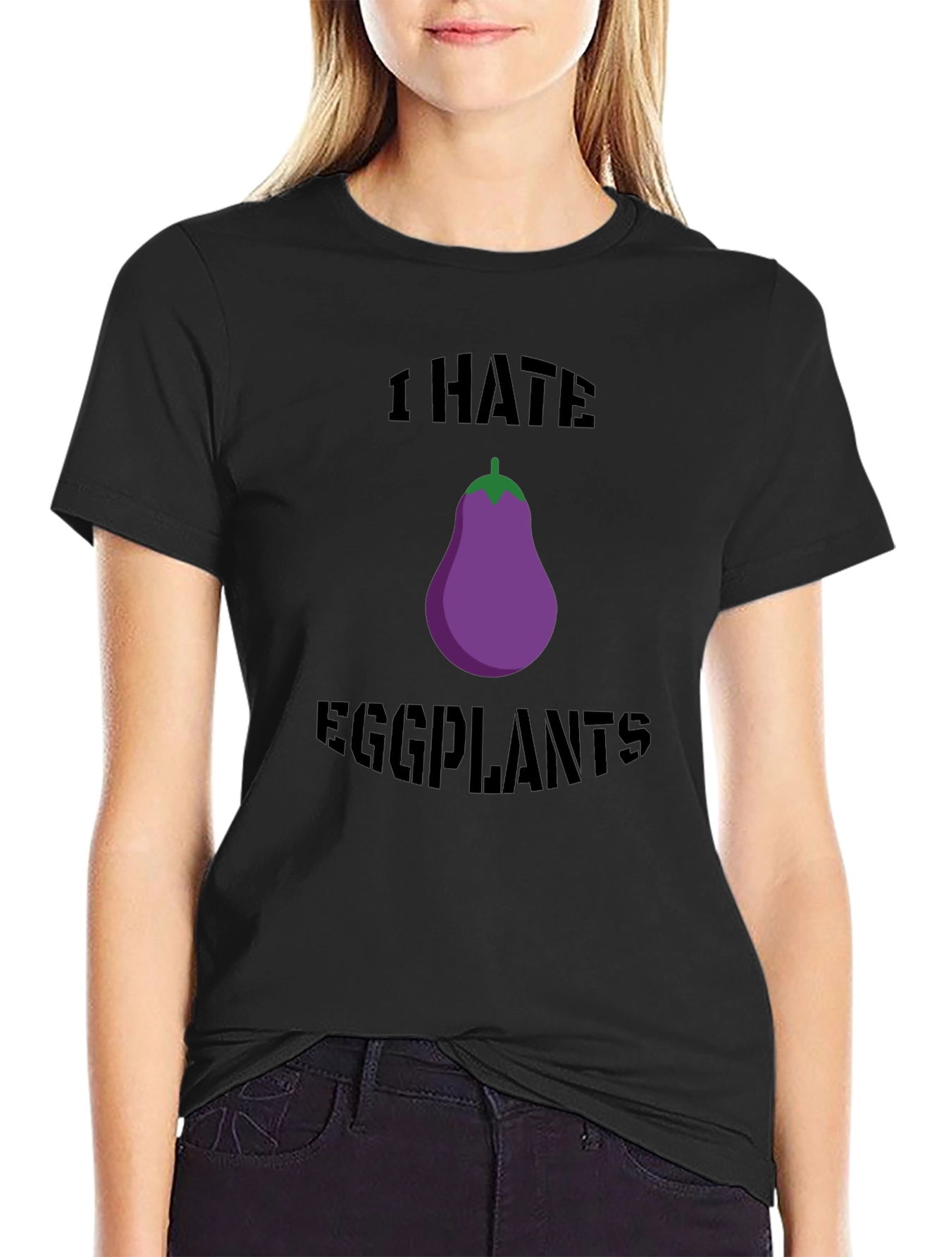 I Hate Eggplants Graphic T-Shirt