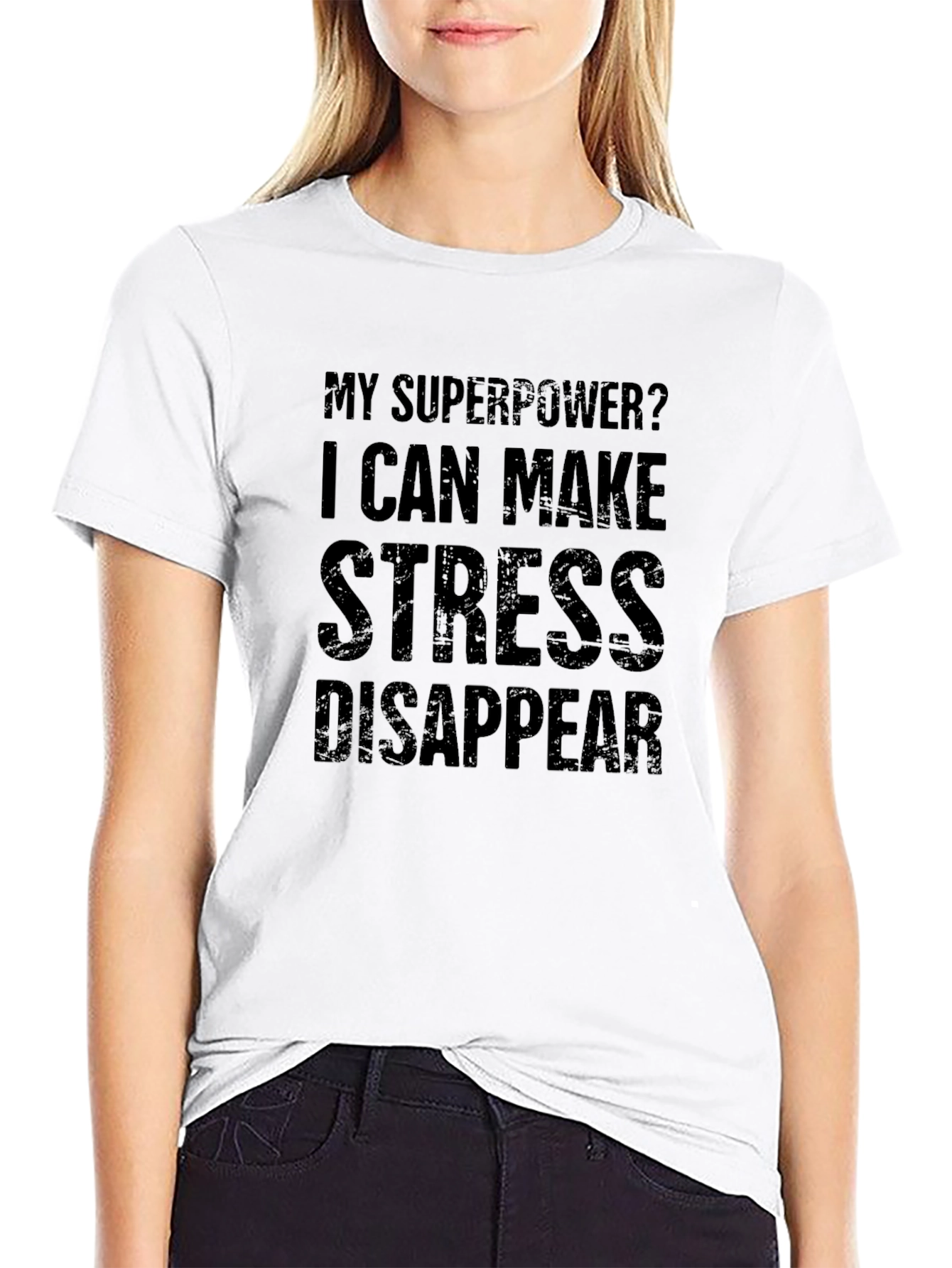 Stress Disappear T-Shirt - Superpower Tee