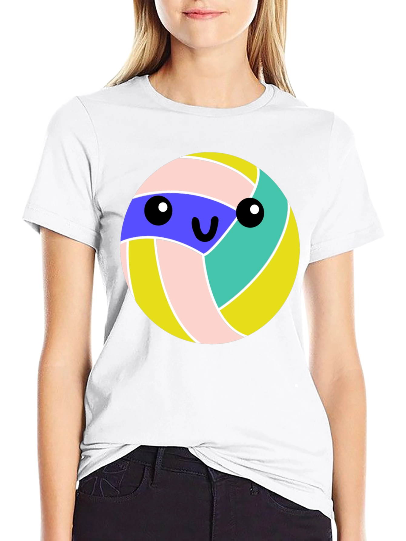 Kawaii Volleyball T-Shirt - Cute Anime Style