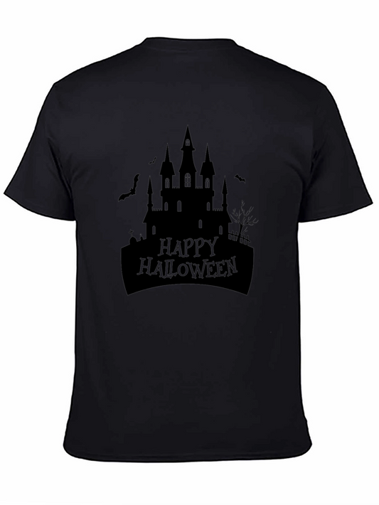 Happy Halloween Castle Graphic Tee