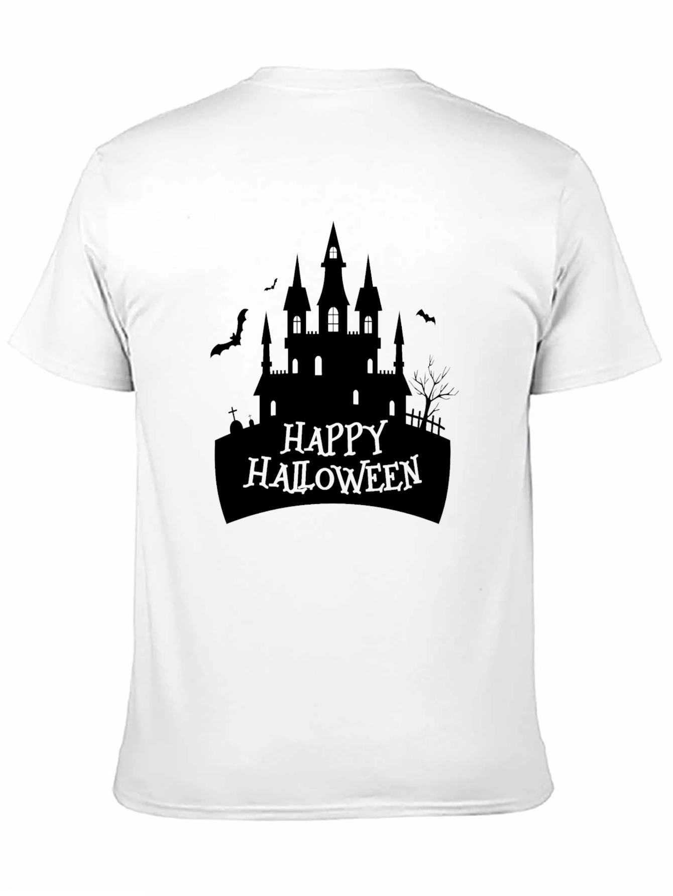 Happy Halloween Castle Graphic Tee