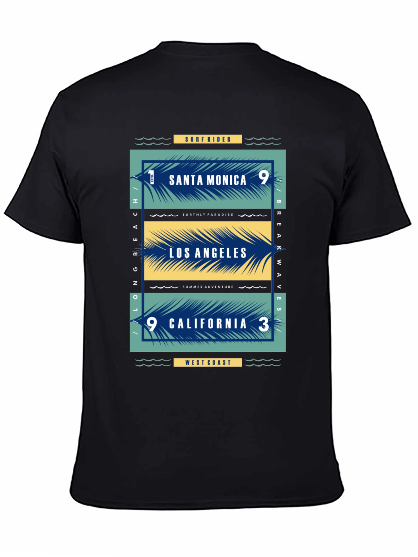 Santa Monica Los Angeles California Graphic Tee
