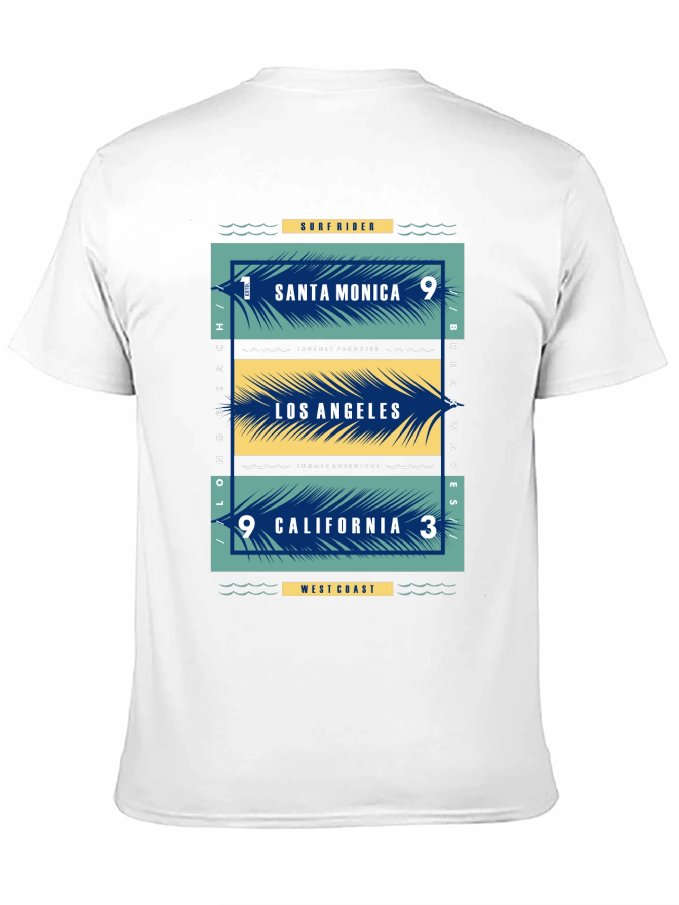 Santa Monica Los Angeles California Graphic Tee