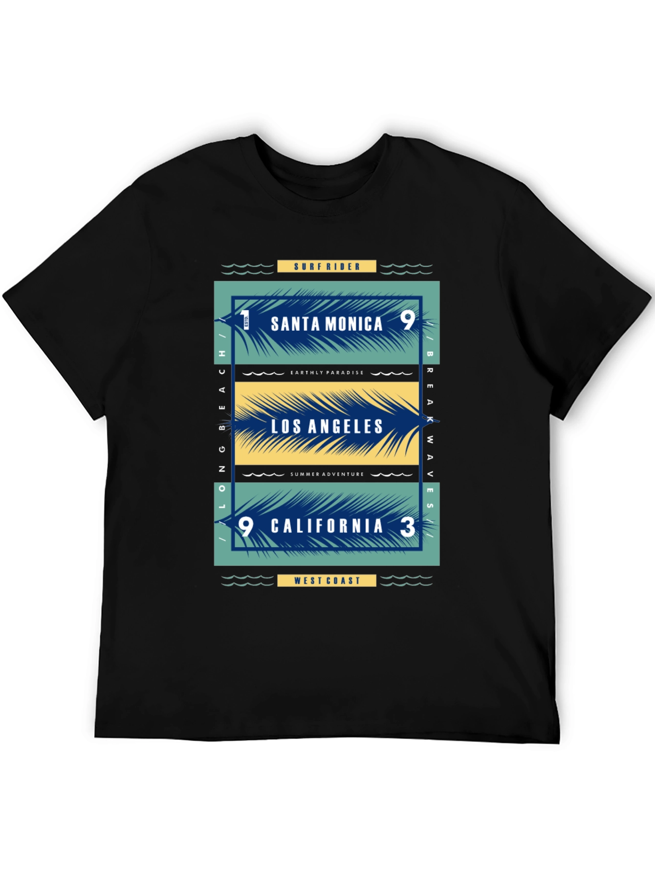 Santa Monica Los Angeles California Graphic Tee