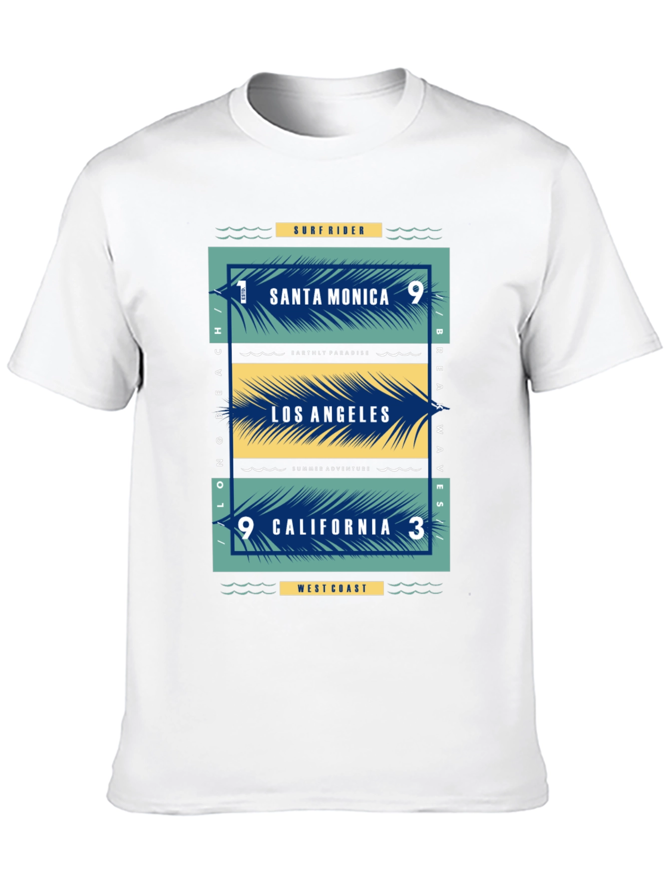 Santa Monica Los Angeles California Graphic Tee