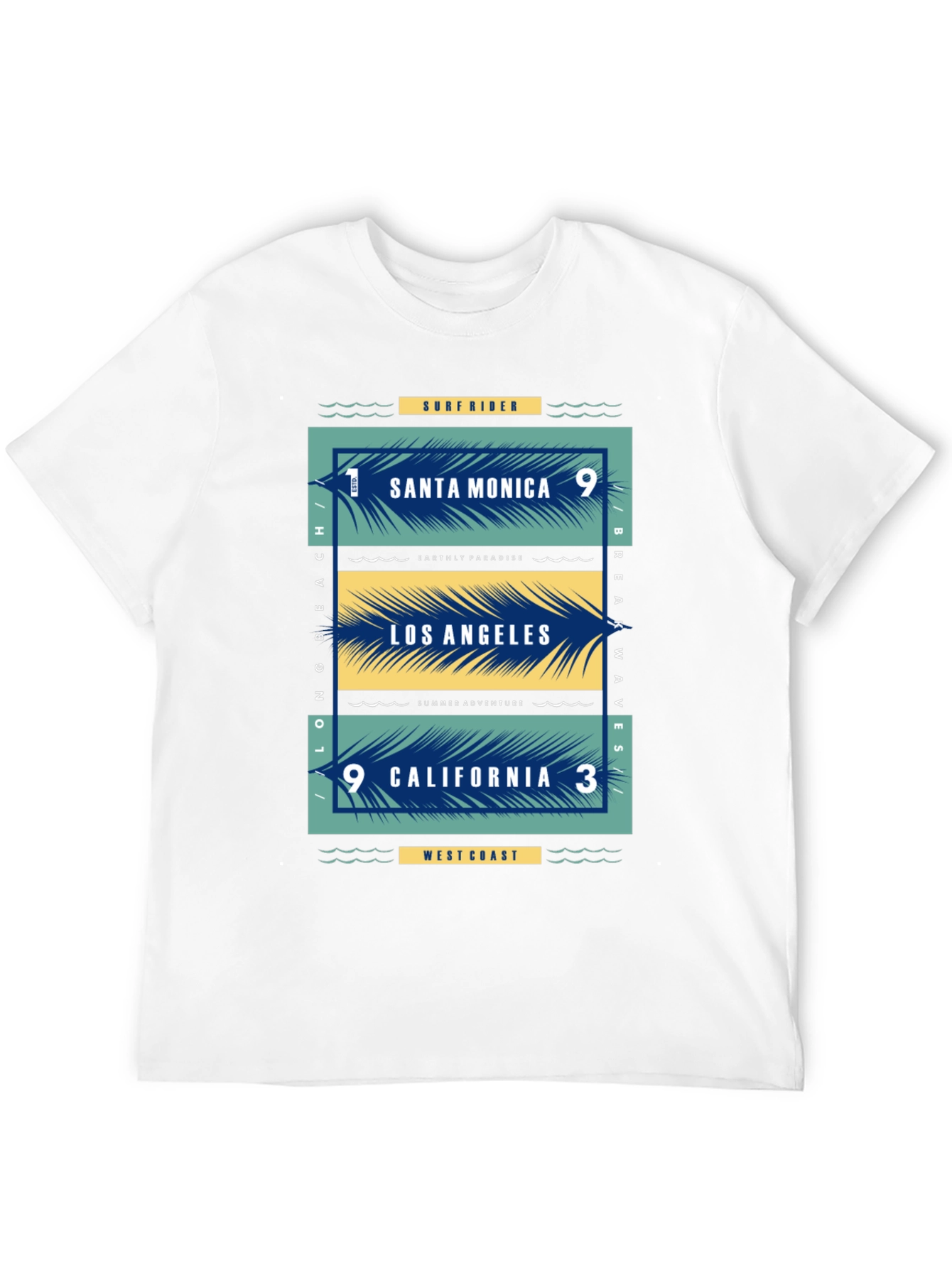 Santa Monica Los Angeles California Graphic Tee
