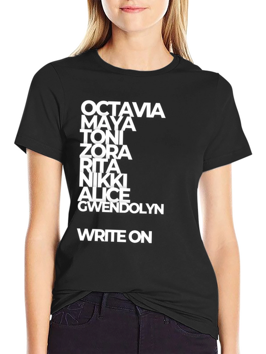 Literary Womens T-Shirt - Octavia Maya Toni & More
