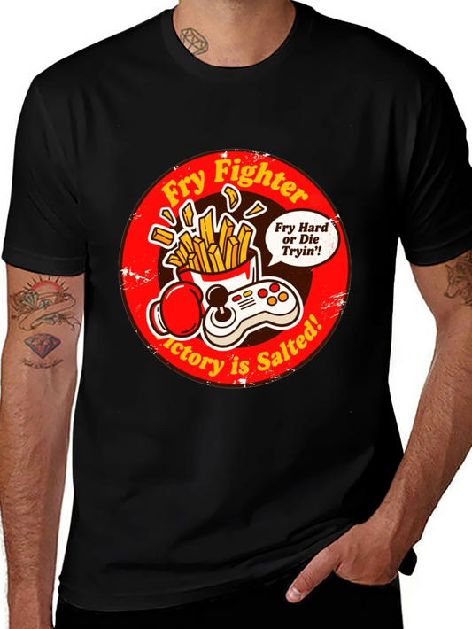 Fry Fighter Graphic T-Shirt - Victory is Salted!