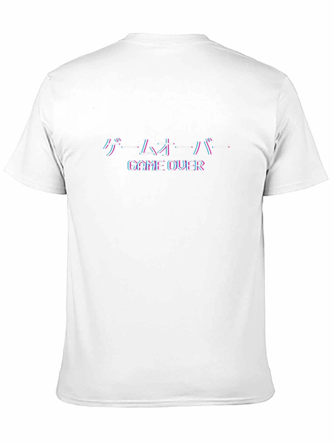 Game Over Glitch T-Shirt - Black Graphic Tee