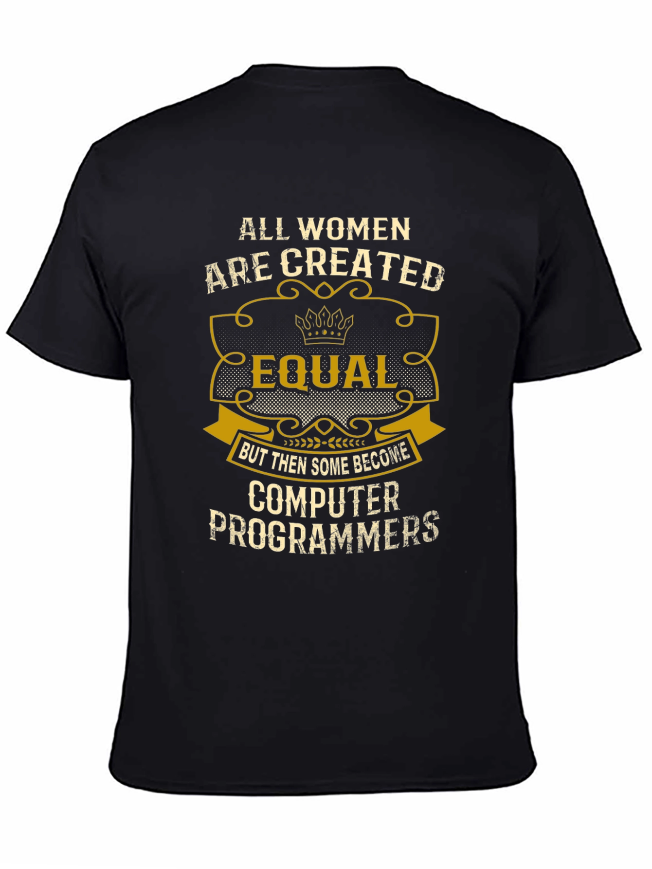 All Women Computer Programmers Black T-Shirt