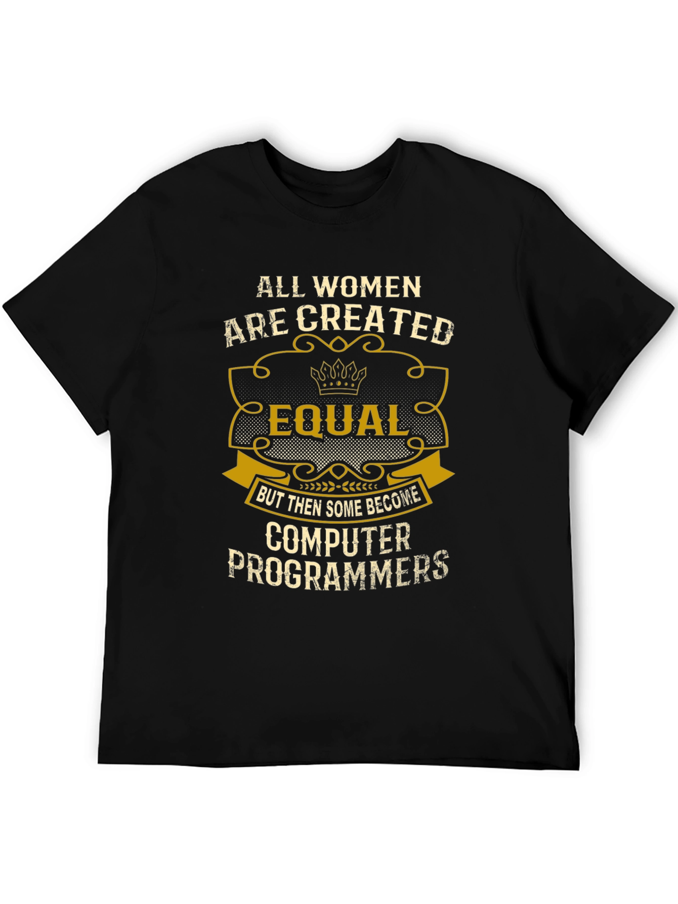 All Women Computer Programmers Black T-Shirt