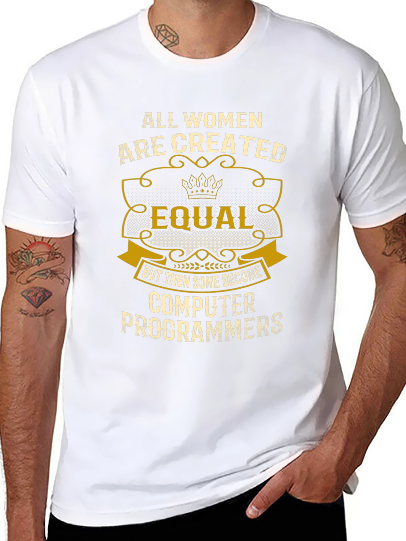All Women Computer Programmers Black T-Shirt