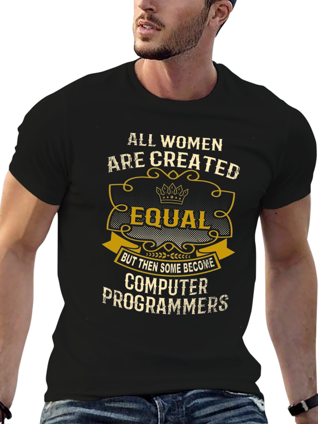 All Women Computer Programmers Black T-Shirt